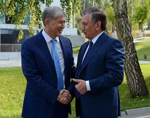 Президент Кыргызстана Алмазбек Атамбаев встретился с Президентом Узбекистана Шавкатом Мирзиёевым
